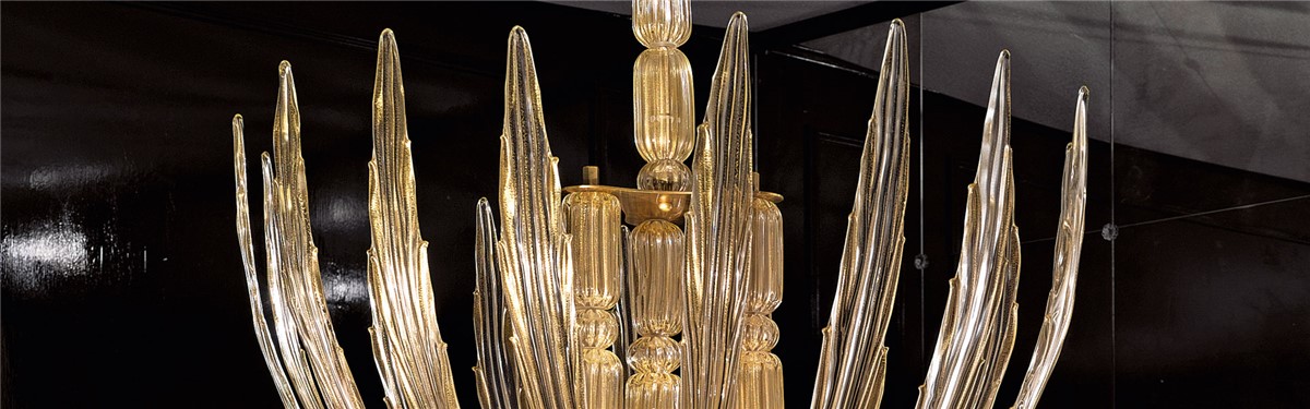 Arte Veneziana Ailes Art Déco Chandelier