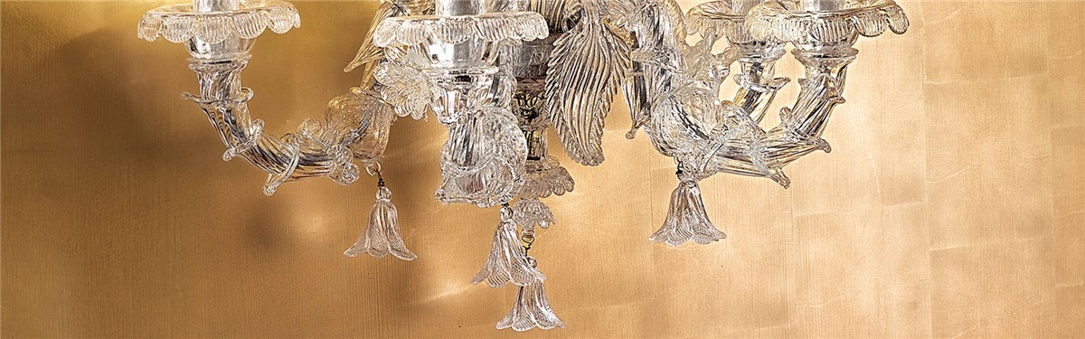 Arte Veneziana Balòtina Venetian Handcrafted Wall Light