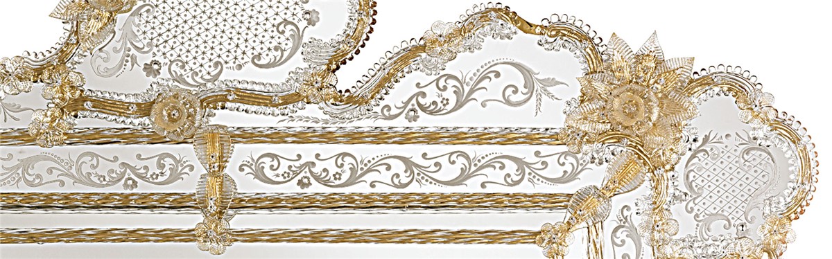 Arte Veneziana Brighella Venetian Style Mirror