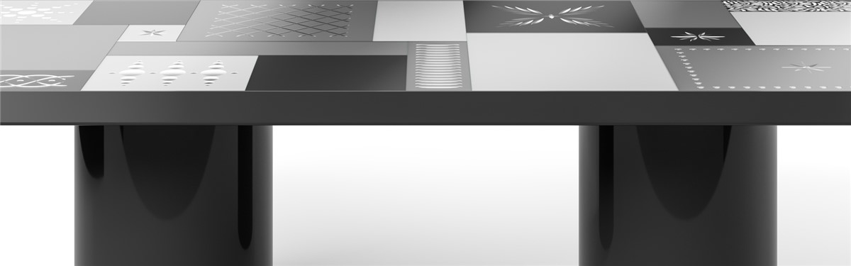 Arte Veneziana Candy Tongue Contemporary Table