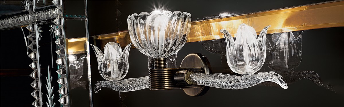 Arte Veneziana Caroline Art Déco Wall Light