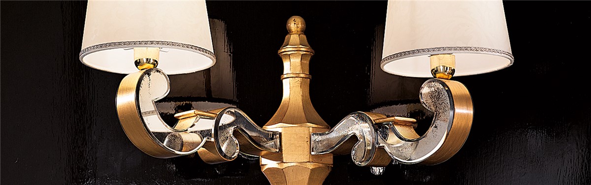 Arte Veneziana Charlotte Art Déco Wall Sconces