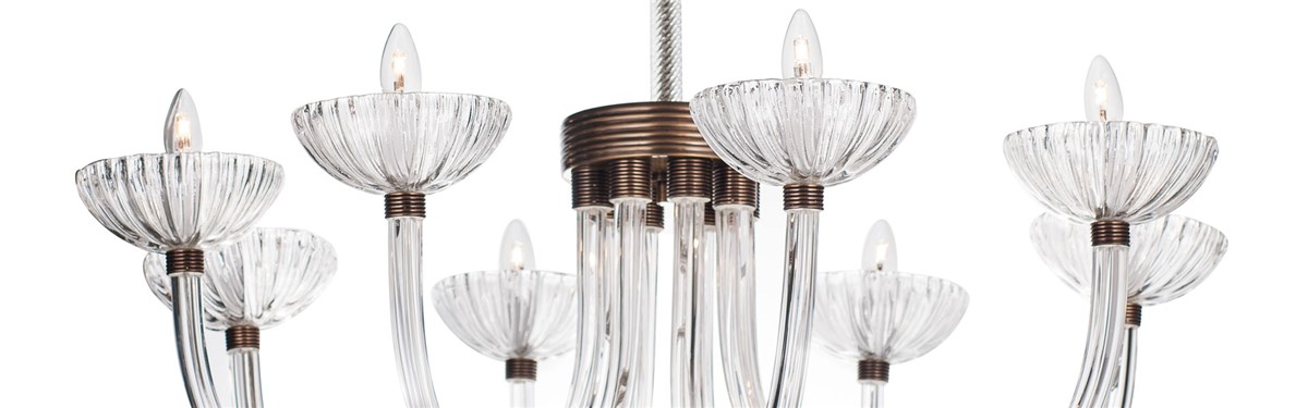 Arte Veneziana Chloé Art Déco Style Chandelier