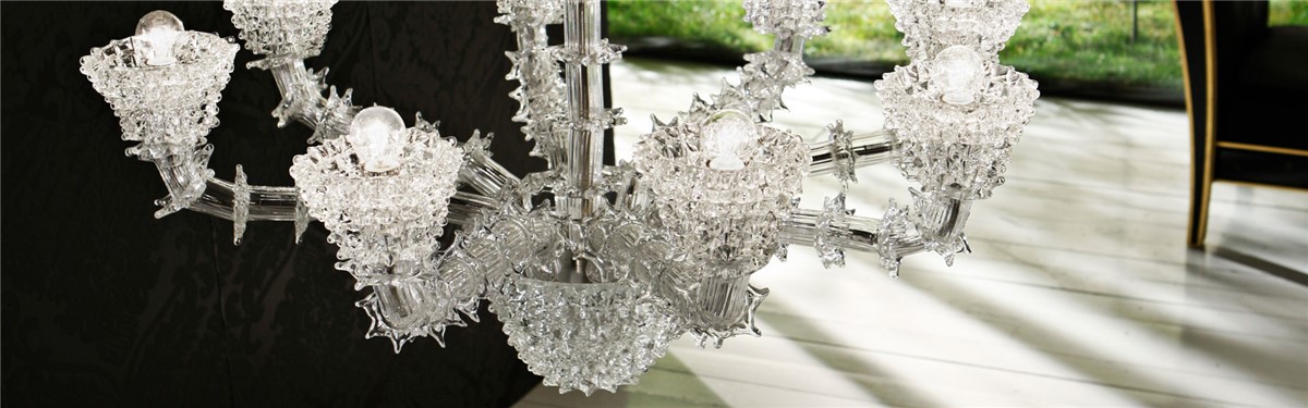 Arte Veneziana Cluny Art Déco Chandelier