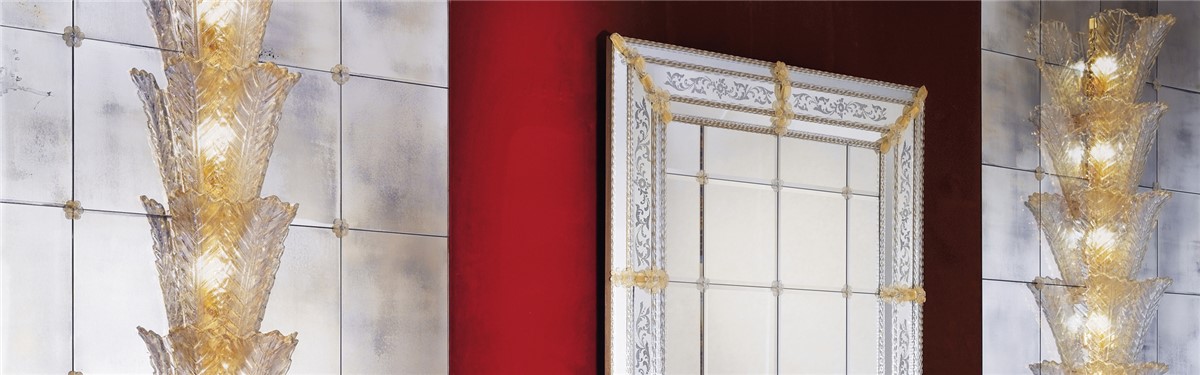 Arte Veneziana Edera Art Déco Handcrafted Wall Lamp