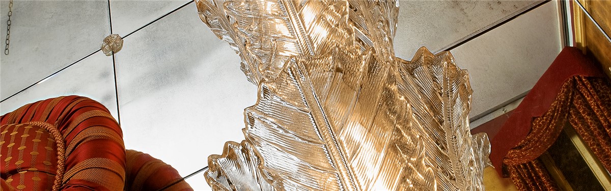 Arte Veneziana Edera Art Déco Handcrafted Wall Lamp