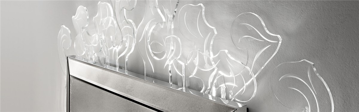 Arte Veneziana Elio Crested Mirror