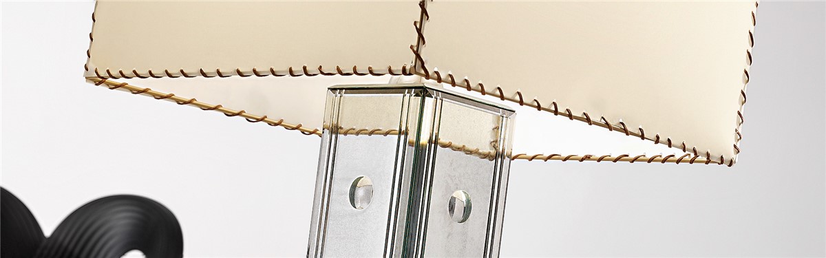 Arte Veneziana Epinette Art Déco Style Table Lamp