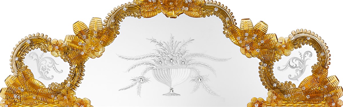 Arte Veneziana Frezzaria Venetian Style Mirror