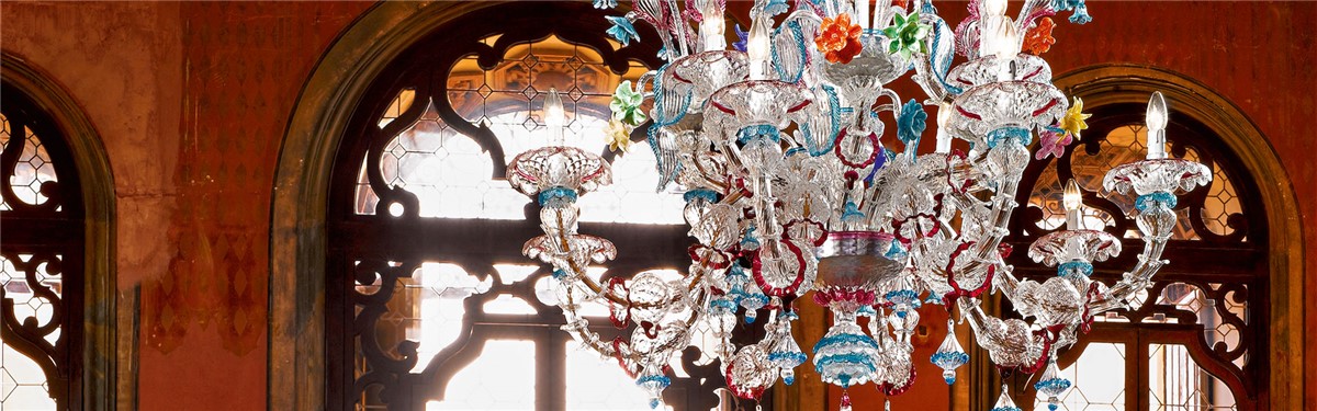 Arte Veneziana Galeone Venetian Style Chandelier