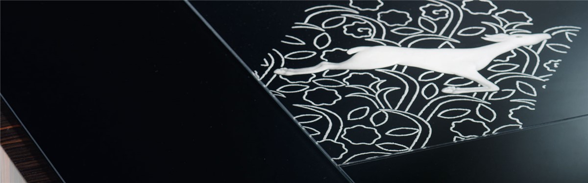 Arte Veneziana Heban Art Déco Handcrafted Coffee Table