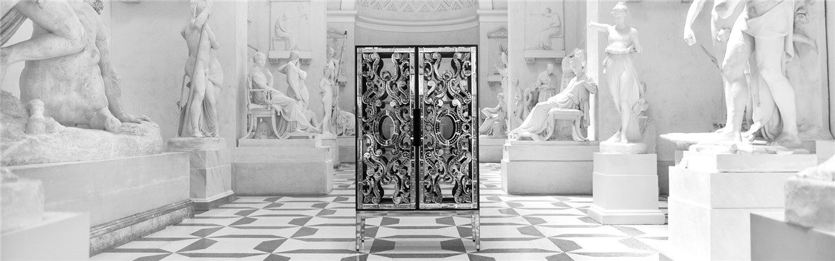 Arte Veneziana Ibisco New Classic Handcrafted Cabinet