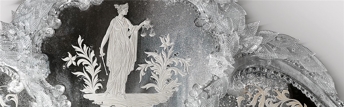 Arte Veneziana Iustitia Venetian Style Mirror