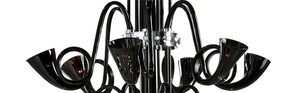 Arte Veneziana Jussieu Art Déco Chandelier