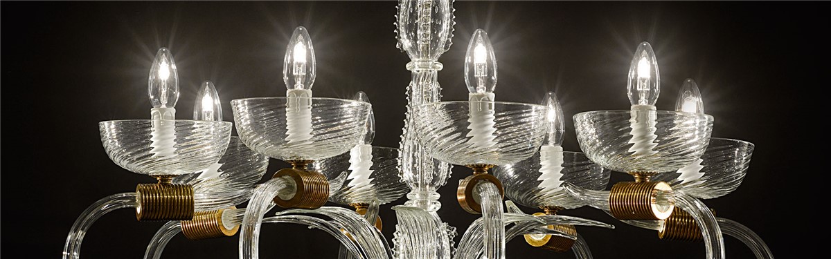 Arte Veneziana Linette Art Déco Chandelier
