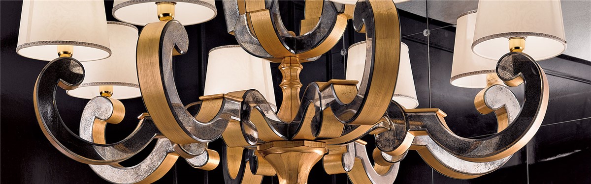 Arte Veneziana Lumière Art Déco Chandelier