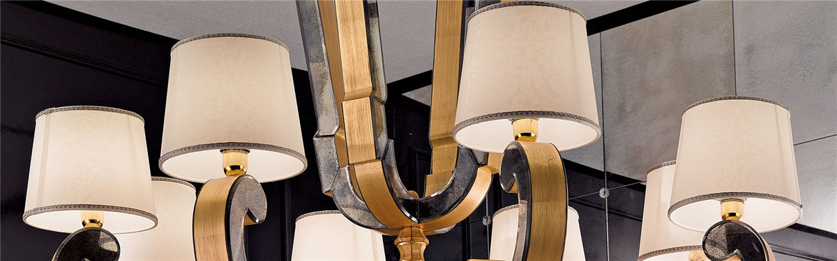 Arte Veneziana Lumière Art Déco Chandelier