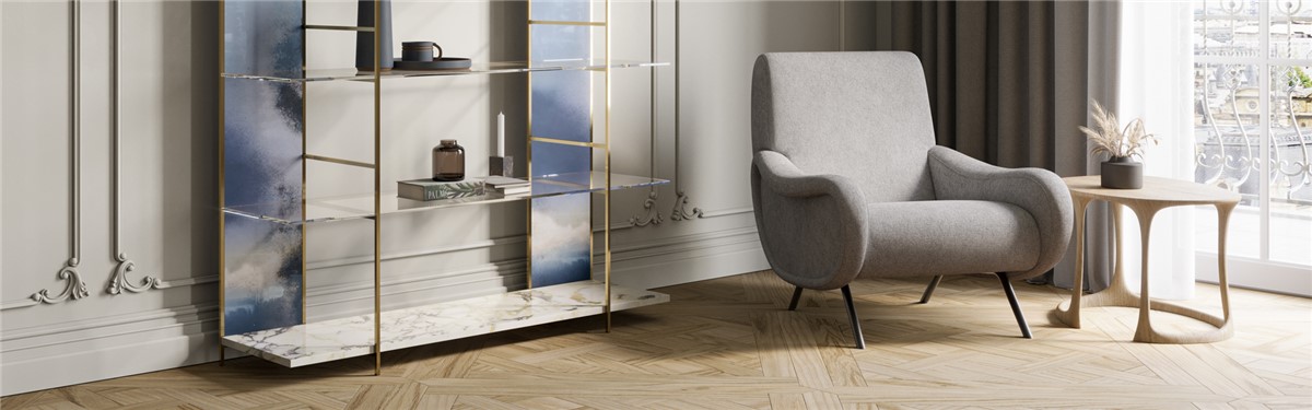 Arte Veneziana Marciana Contemporary Bookcase