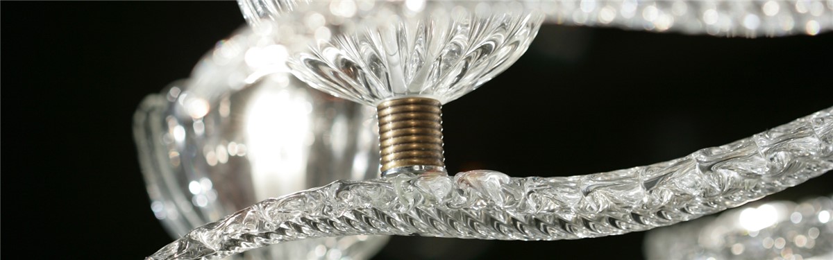 Arte Veneziana Marguerite Art Déco Chandelier