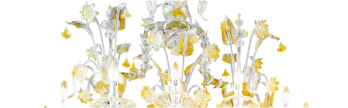 Arte Veneziana Mascareta Venetian Style Chandelier