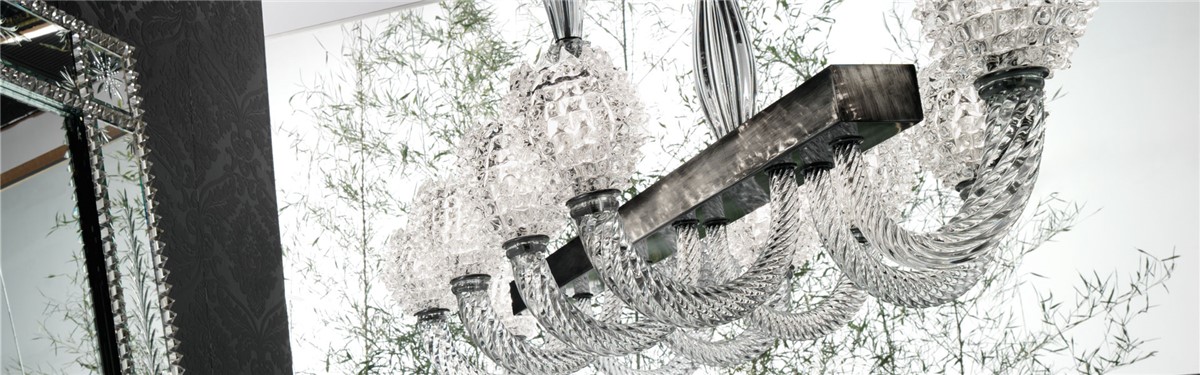 Arte Veneziana Moyen Art Déco Chandelier