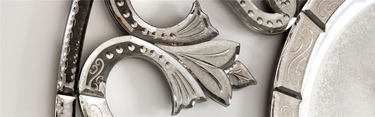 Arte Veneziana Ninfea Style mirror