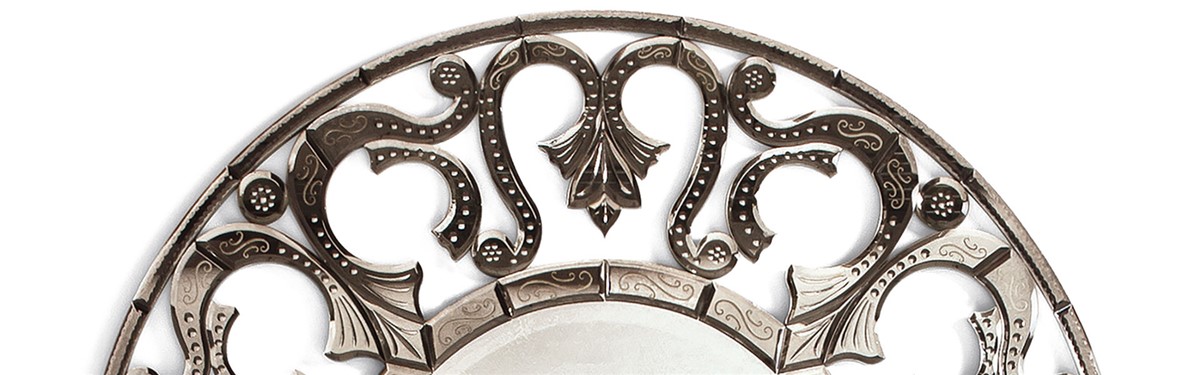 Arte Veneziana Ninfea Style mirror