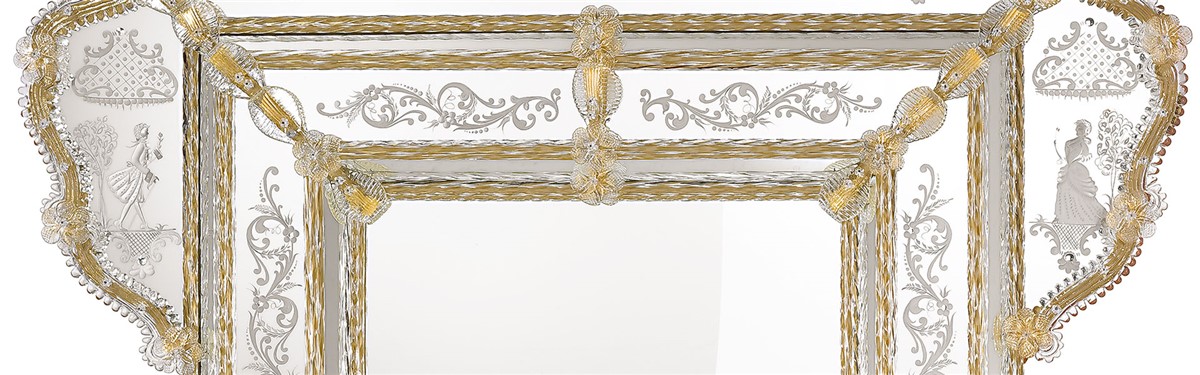 Arte Veneziana Orsolina Venetian Style Mirror