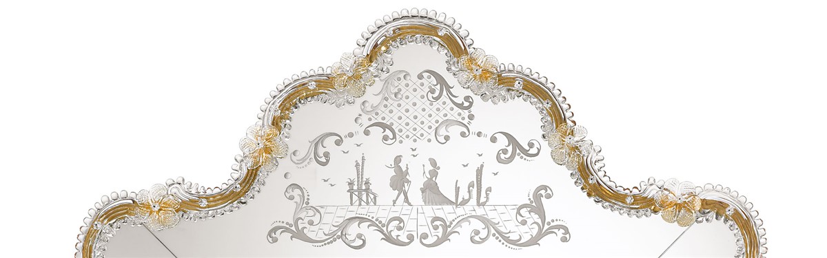 Arte Veneziana Rondò Venetian Style Mirror