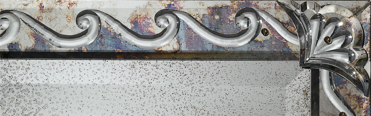 Arte Veneziana Wave Art Déco Mirror