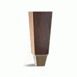 Square tapered leg with cap