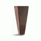 Square tapered leg with no castor or cap