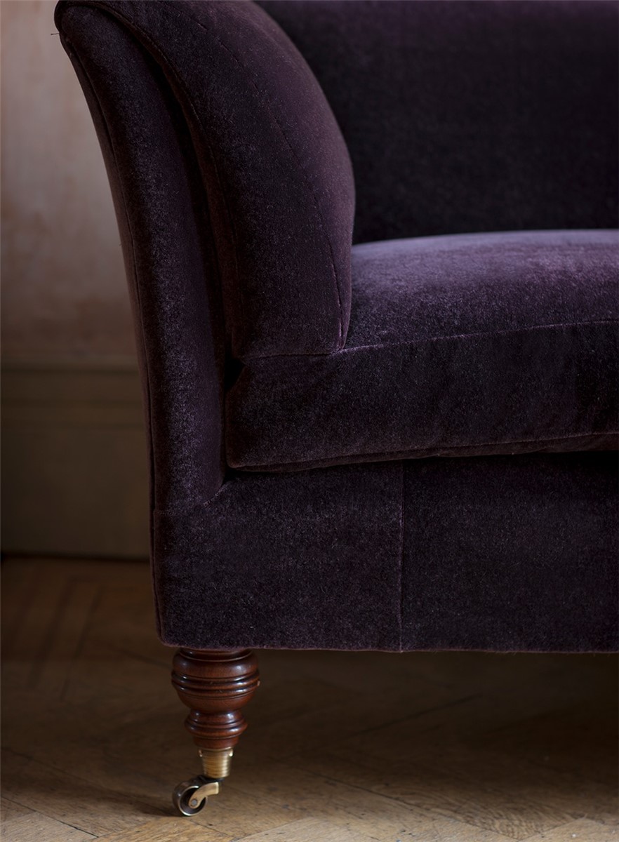 Pompadour high back sofa