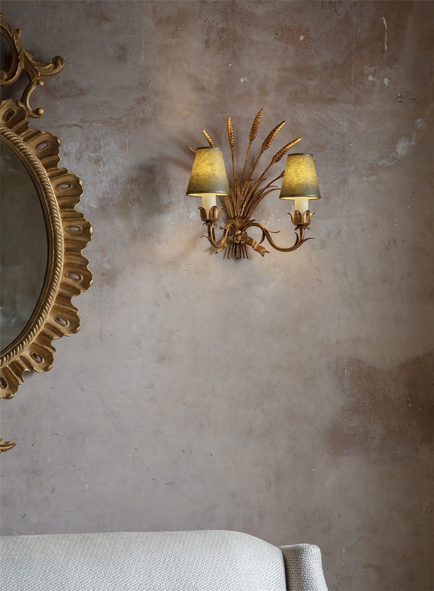 Wheatsheaf wall light
