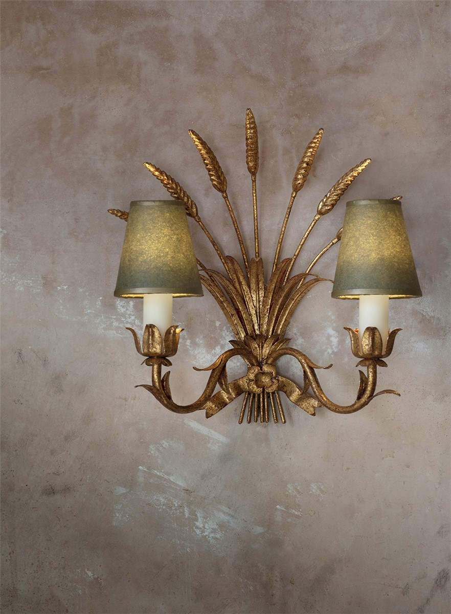 Wheatsheaf wall light
