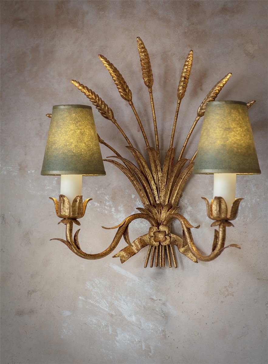 Wheatsheaf wall light