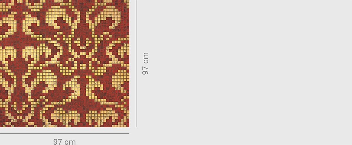 Damasco Rosso Oro Size