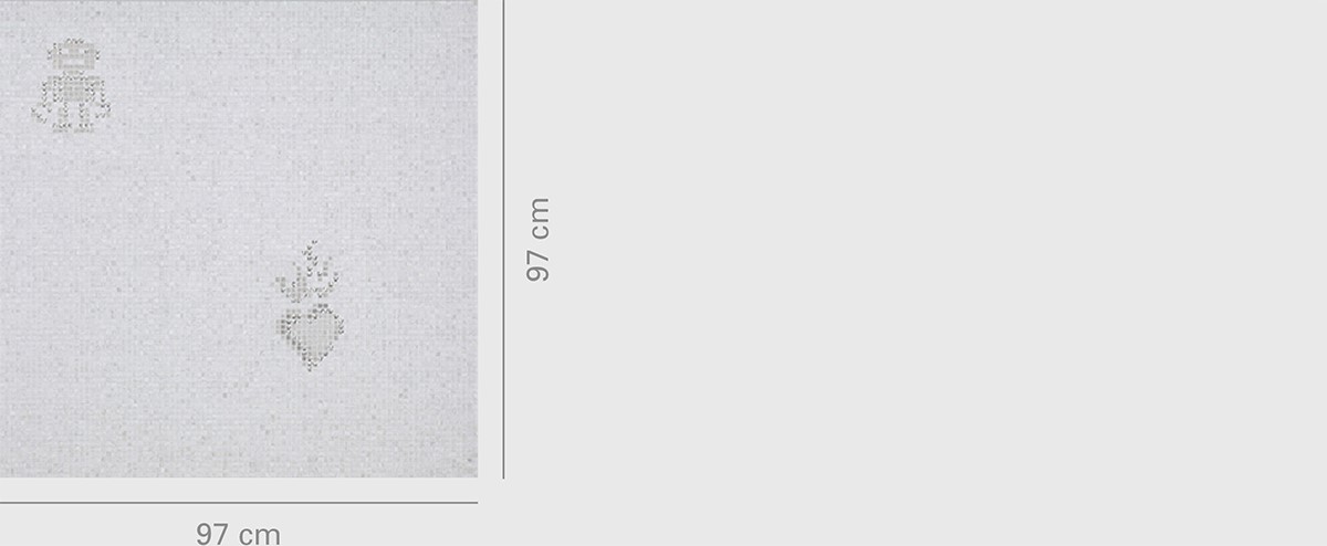 Hearts & Robots White Size