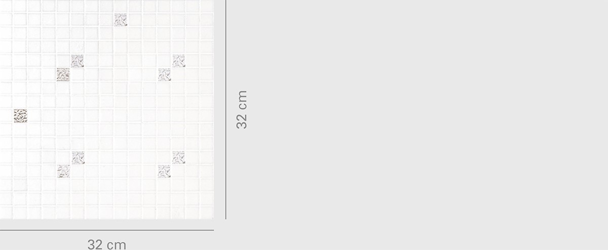 Diagonale Bianco Oro Size