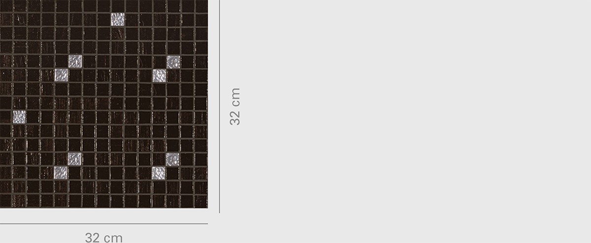 Diagonale Nero Oro Size