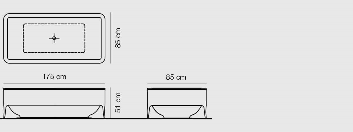 Daffodil 175 Grey Size