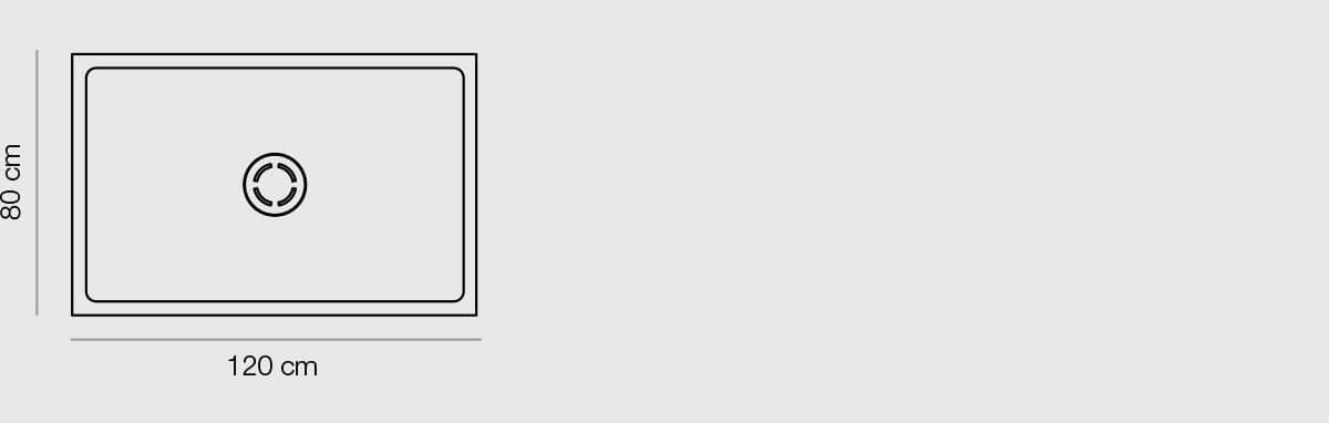 Waterlily 120 White Size