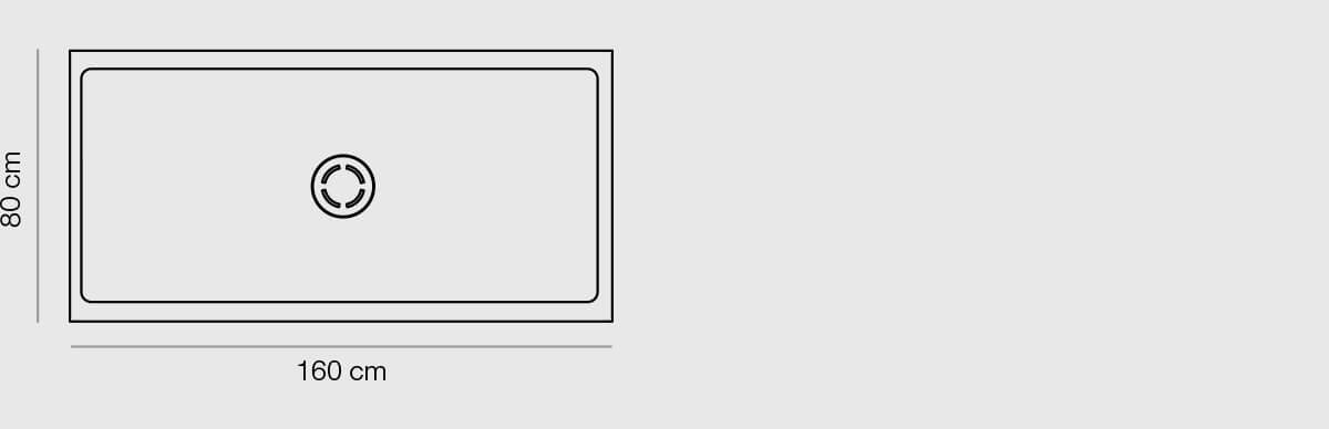 Waterlily 160 Black Size