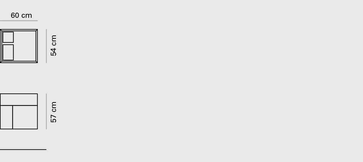 Moku 60 Cabinet Size