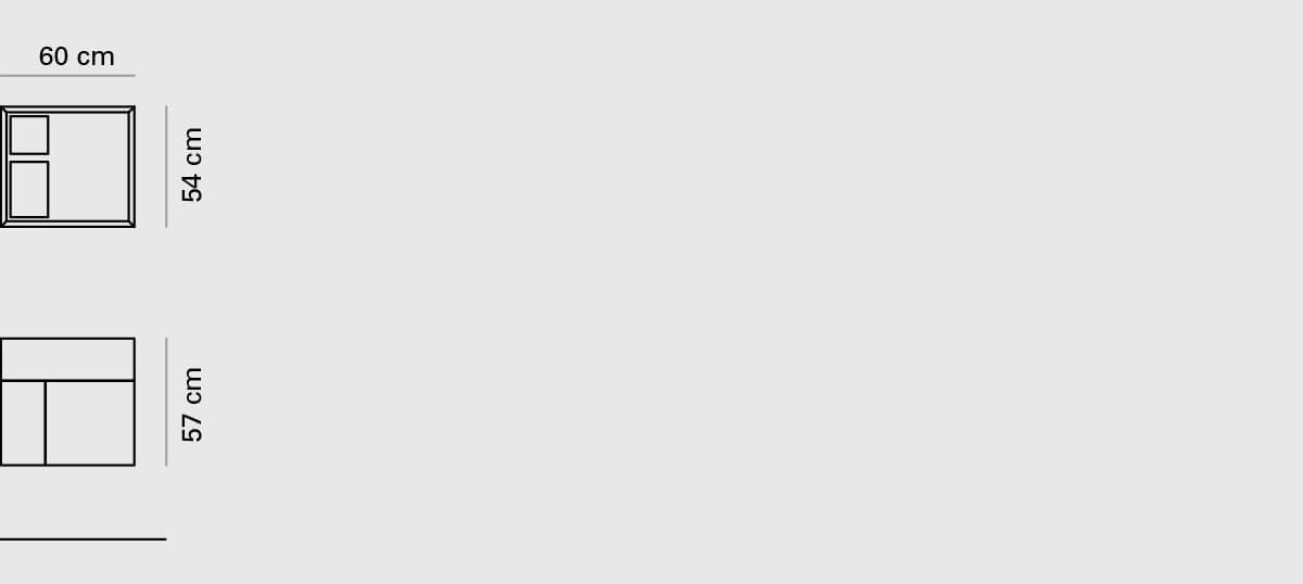 Shiro 60 Cabinet Size