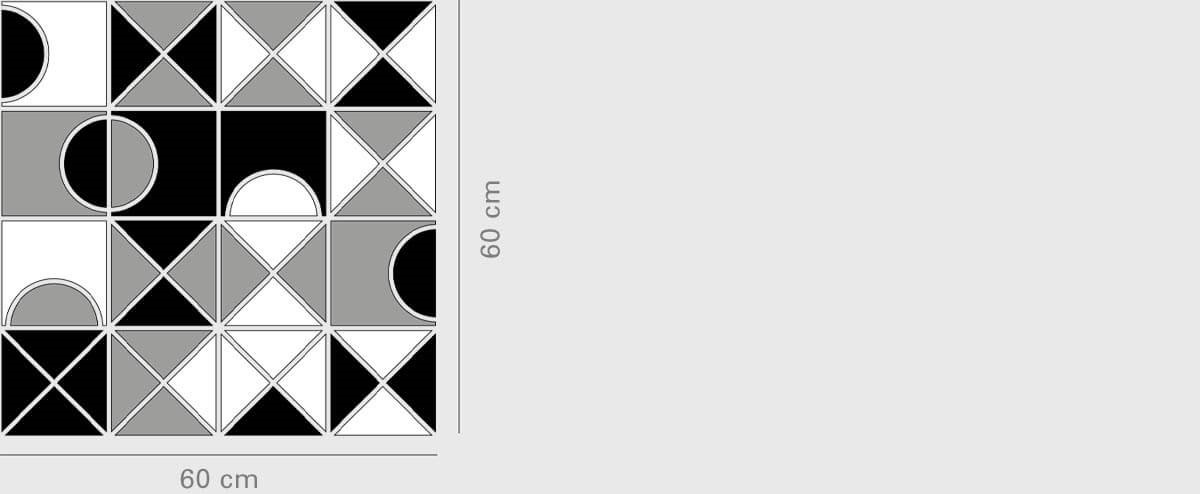 Modulo 3 policromo matt Size