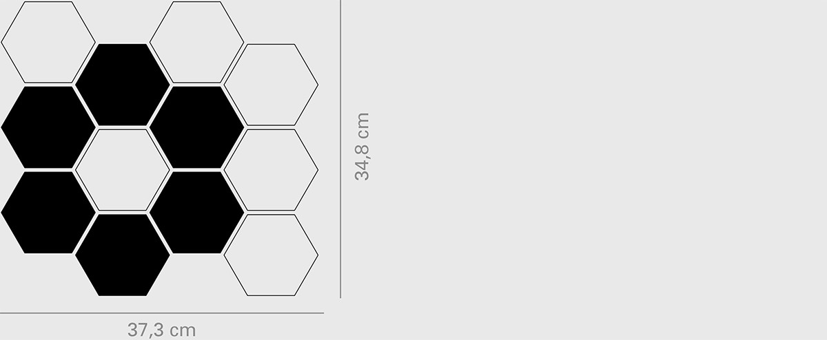 Pienza Nero Lux Size