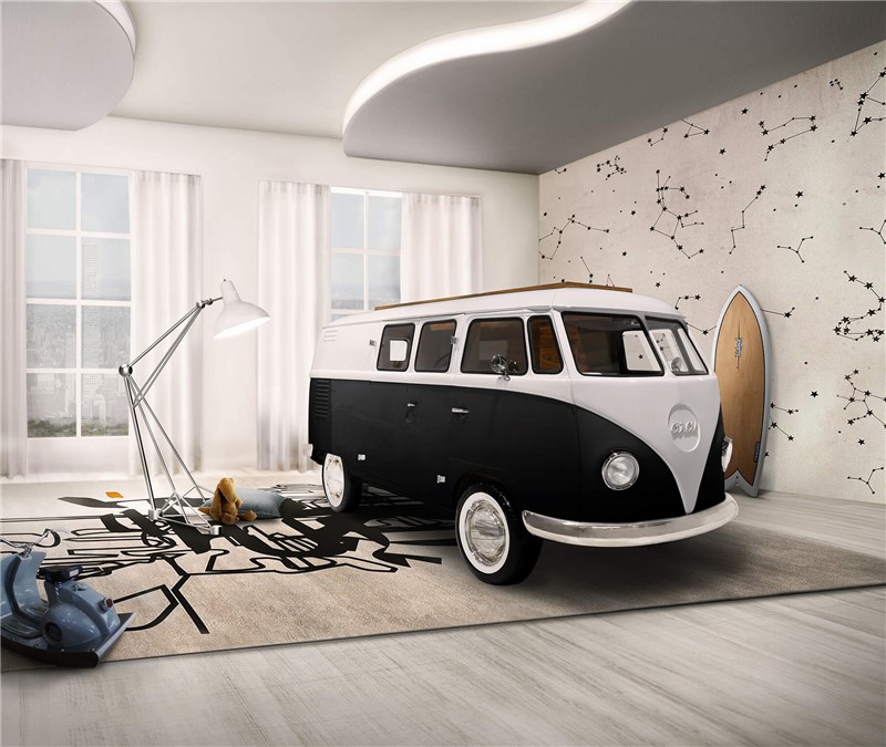 Bun Van Bed and Room