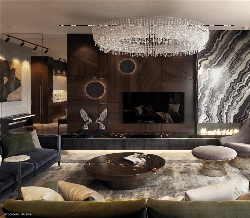 Empire Poplar Root Center Table