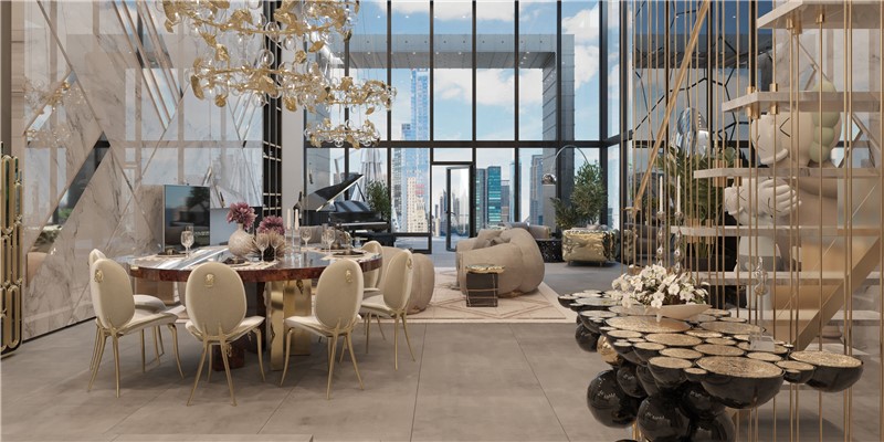 Empire Round Dining Table